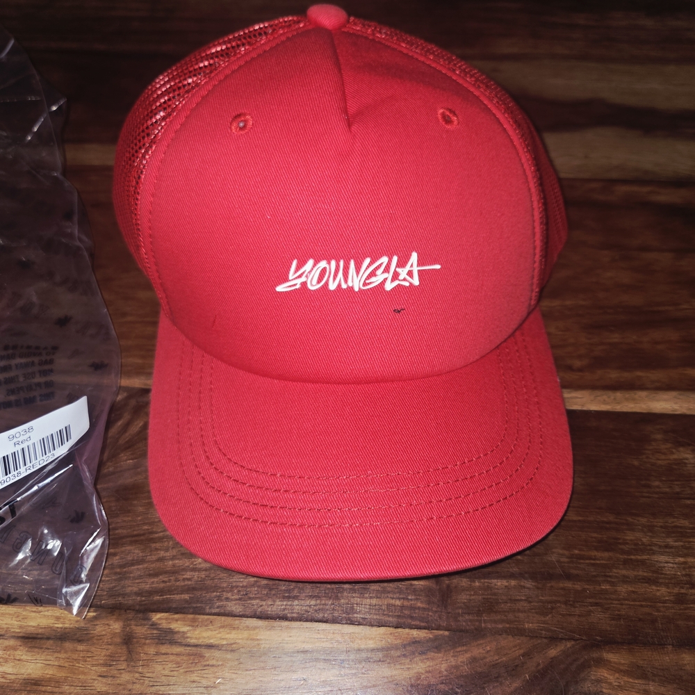 YoungLA Red Trucker Hat